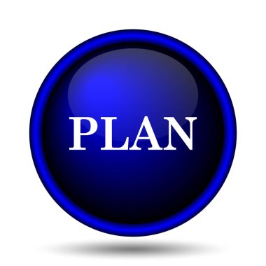 Planı simgesi. Beyaz arka plan üzerinde Internet düğmesi