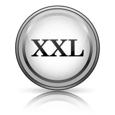 XXL simgesi. Beyaz arka plan üzerinde Internet düğmesi