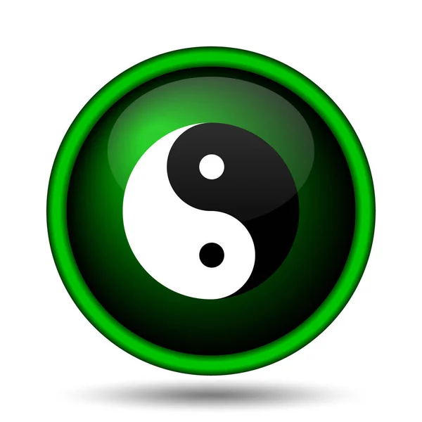 Ying yang ícone — Fotografia de Stock