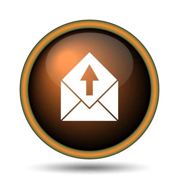 Отправить значок электронной почты — стоковое фото