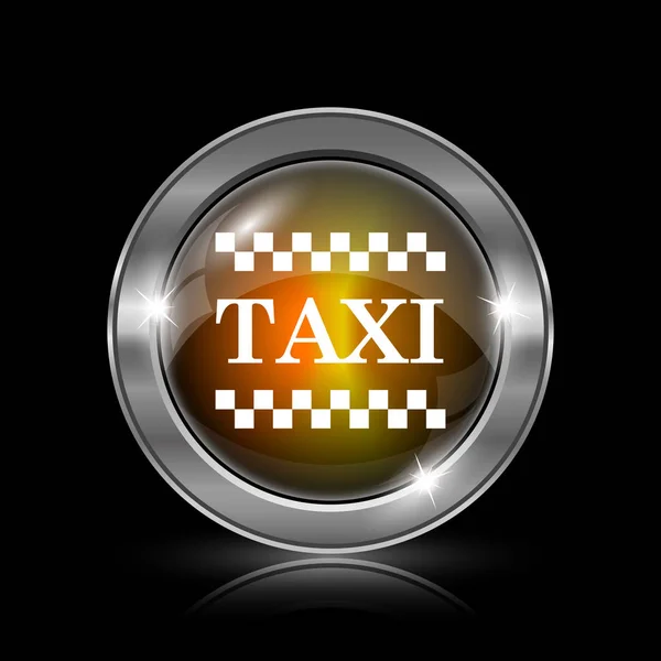 Таксі значок — стокове фото