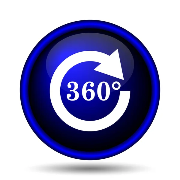 Încărcați Pictograma 360 Buton Internet Fundal Alb — Fotografie, imagine de stoc