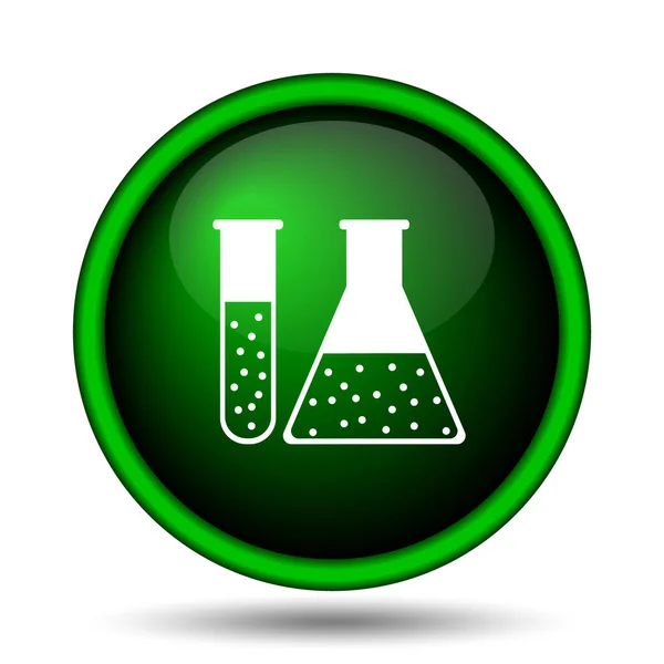 Conjunto Química Icono Botón Internet Sobre Fondo Blanco —  Fotos de Stock