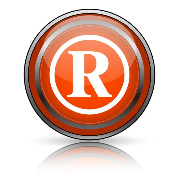 Registered mark icon — Stock Photo, Image