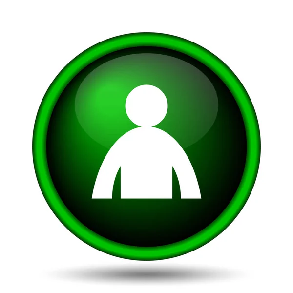 User Profile Icon Internet Button White Background — Stock Photo, Image