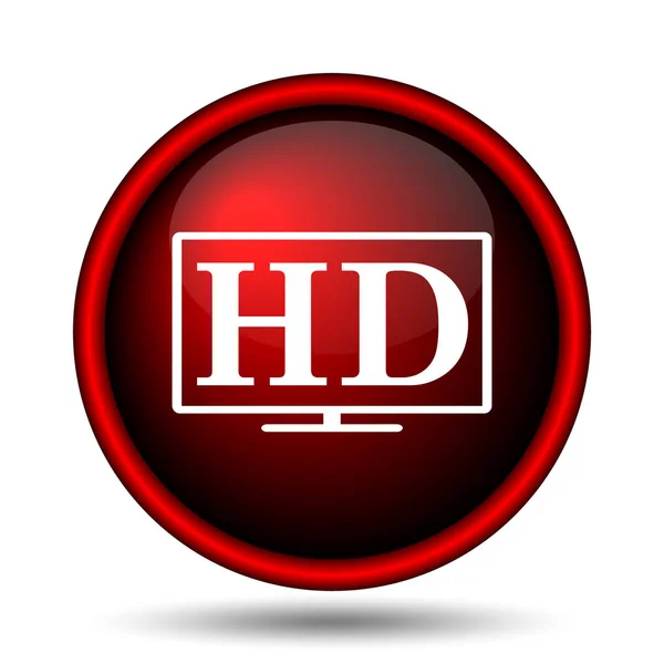 Ícone de tv hd — Fotografia de Stock