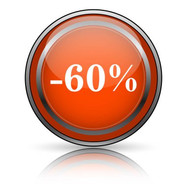 yüzde 60 indirim simgesi