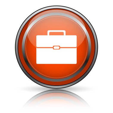 Beyaz arka plan üzerinde parlak parlak turuncu simge.