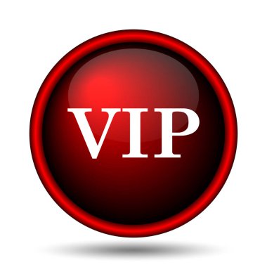 VIP simgesi. Beyaz arka plan üzerinde Internet düğmesi