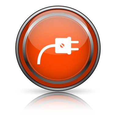 Beyaz arka plan üzerinde parlak parlak turuncu simge.