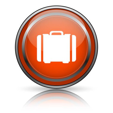 Beyaz arka plan üzerinde parlak parlak turuncu simge.