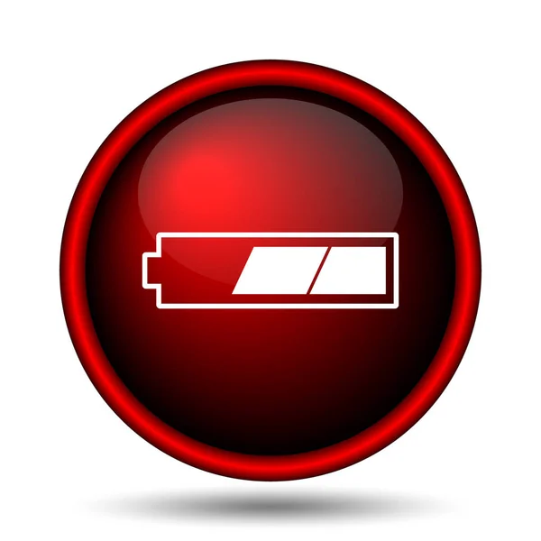 2 thirds charged battery icon — Stock Photo, Image