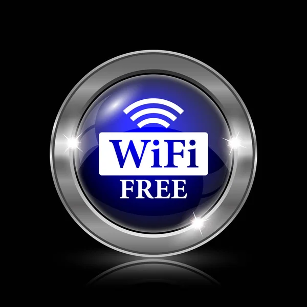 WiFi ücretsiz simgesi — Stok fotoğraf