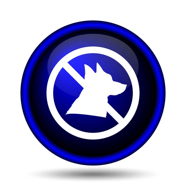 Verboden honden pictogram — Stockfoto