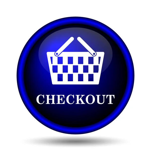 Ícone de checkout — Fotografia de Stock