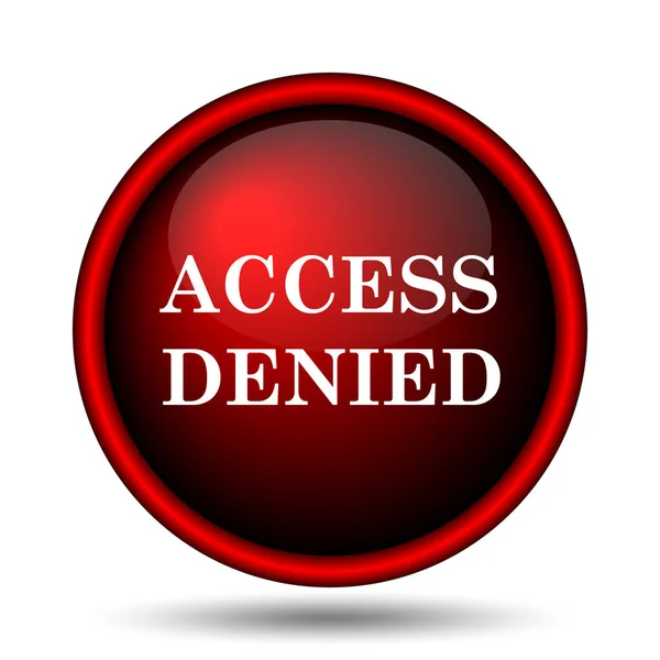 Access denied icon — Stock Photo, Image