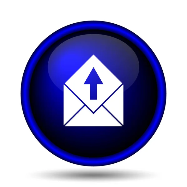 Отправить значок электронной почты — стоковое фото