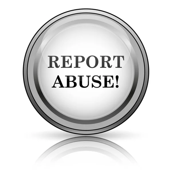 Report abuse icon — Stock Photo, Image