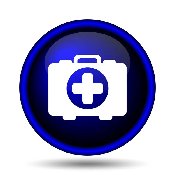 Medical Bag Icon Internet Button White Background — Stock Photo, Image