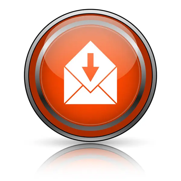 Ontvangen e-mailpictogram — Stockfoto