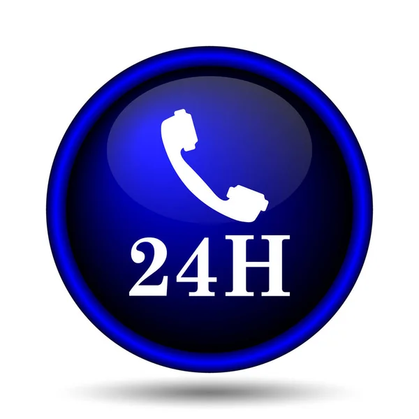 24h telefoonpictogram — Stockfoto