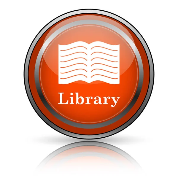 Bibliotek-ikonen — Stockfoto