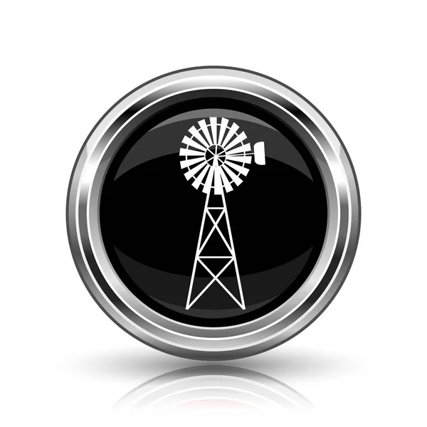 Klasyczny wiatrak ikona — Zdjęcie stockowe