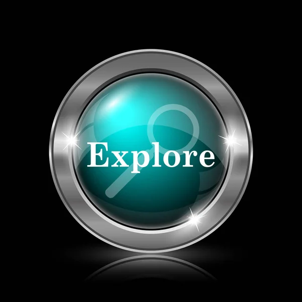 Explore icon — Stock Photo, Image