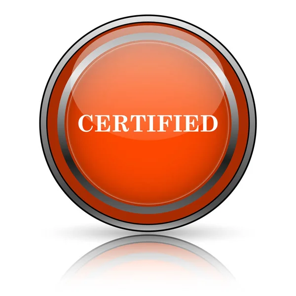 Icono certificado —  Fotos de Stock