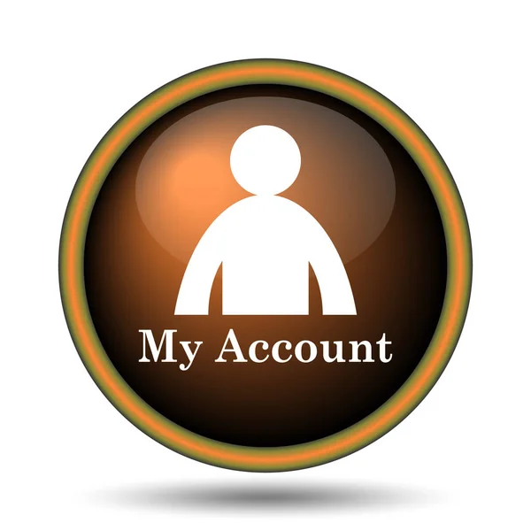 Account Icon Internet Button White Background — Stock Photo, Image