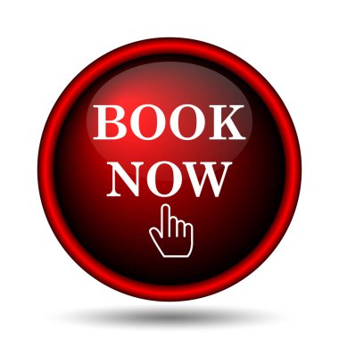 Kitap şimdi simgesi. Beyaz arka plan üzerinde Internet düğmesi