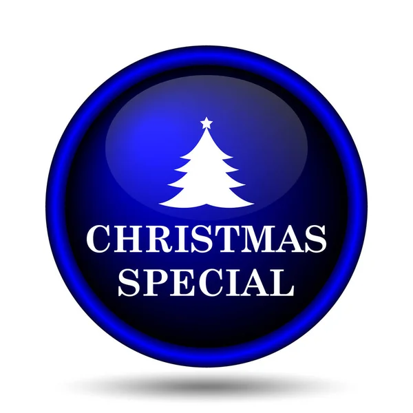 Christmas Special Icon Internet Button White Background — Stock Photo, Image
