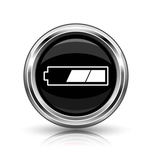 2 thirds charged battery icon — Stock Photo, Image