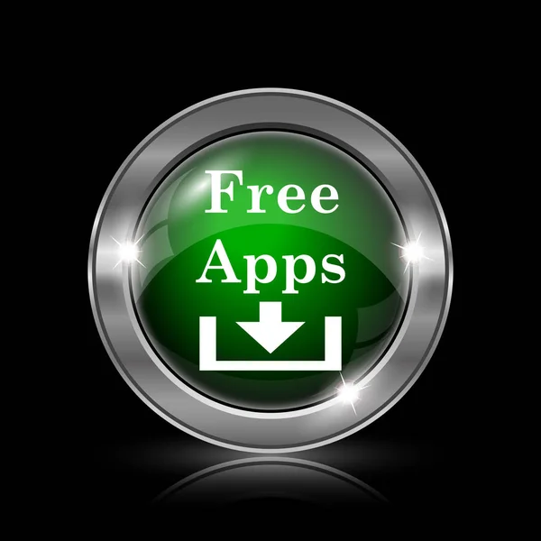 Ícone aplicativos gratuitos — Fotografia de Stock