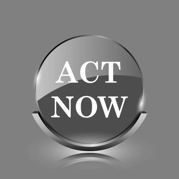 Act now icon — Stock Photo, Image