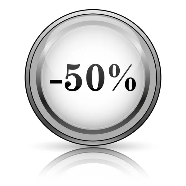 50% 할인 아이콘 — 스톡 사진