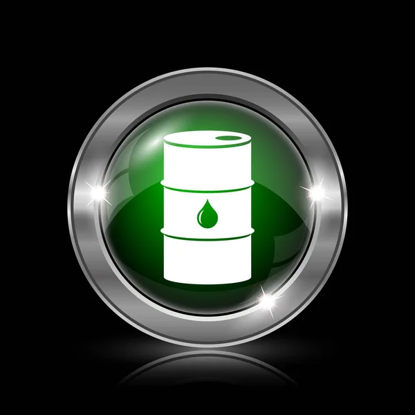 Ikona beczki olejowej — Zdjęcie stockowe
