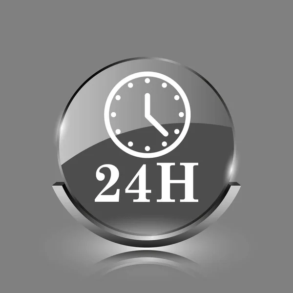 24H icona dell'orologio — Foto Stock