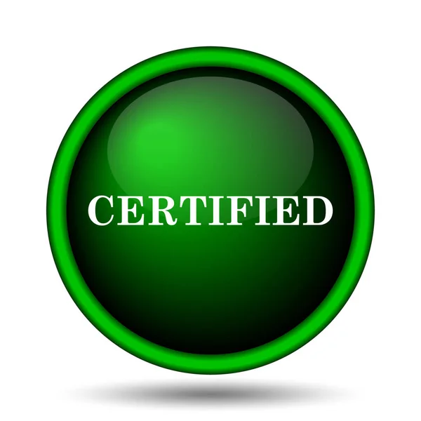 Icono certificado —  Fotos de Stock