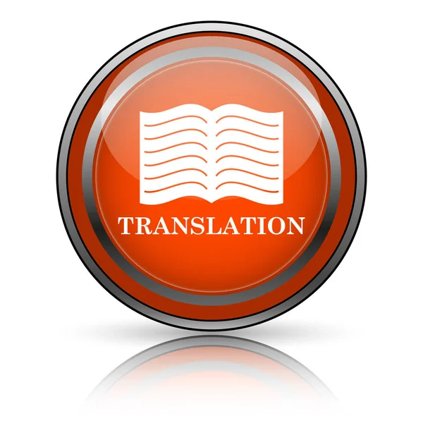 Translation book icon — Stock Photo, Image