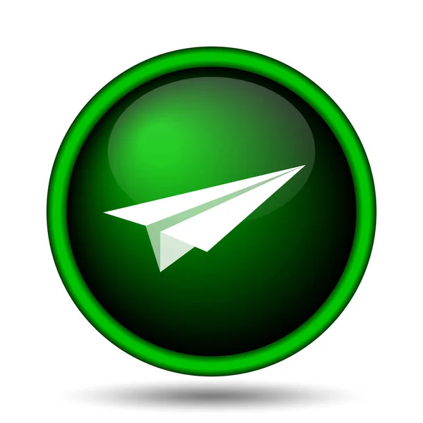 Paper plane icon — Stock Photo, Image