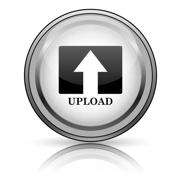 Upload Icon Internet Button White Background — Stock Photo, Image