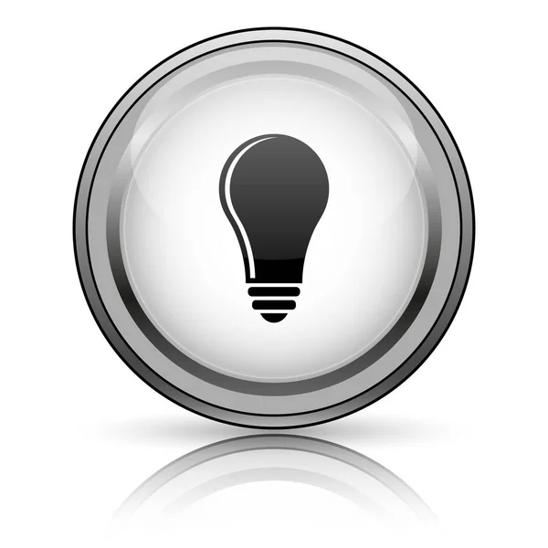 Light bulb - idea icon — Stock Photo, Image