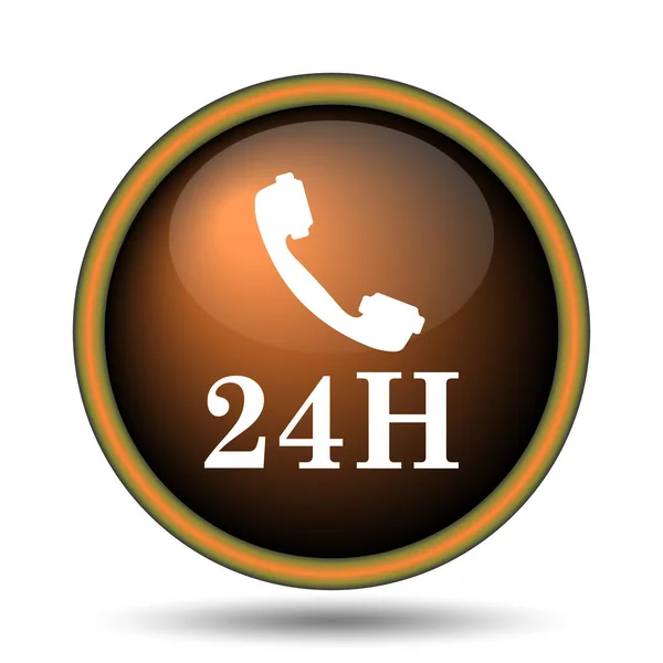 24H phone icon — Stock Photo, Image