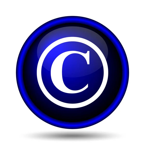 Icona del copyright — Foto Stock