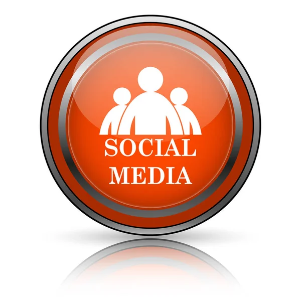 Ikona mediów społecznościowych — Zdjęcie stockowe