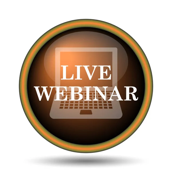 Live webinar icon — Stock Photo, Image