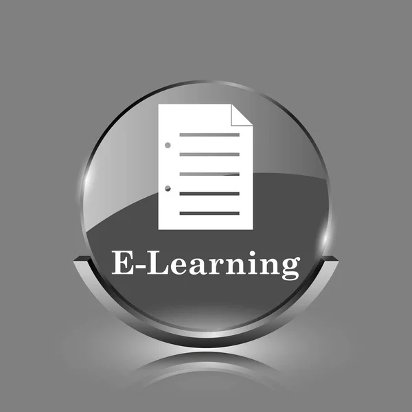 E-Learning-Ikone — Stockfoto