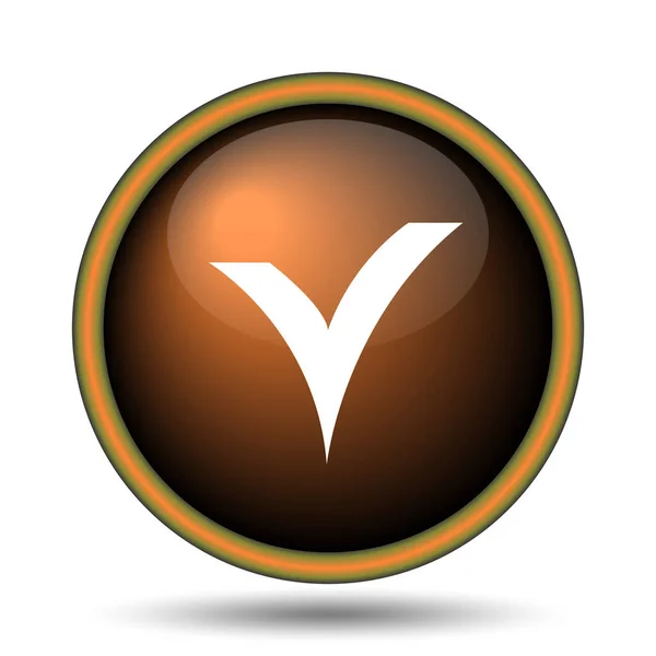 V angekreuztes Symbol — Stockfoto