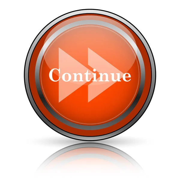 Continue icon — Stock Photo, Image